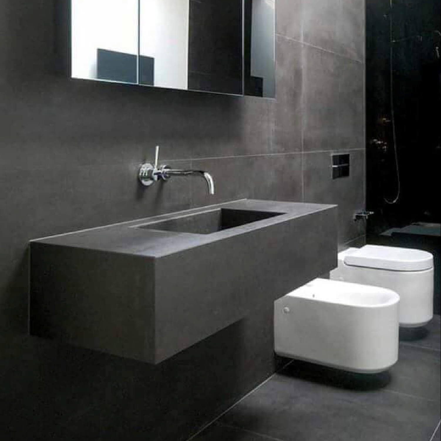 Lavabo beton nhẹ LB008