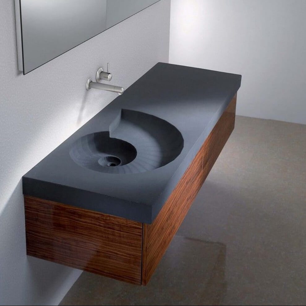 Lavabo beton xi măng LB016