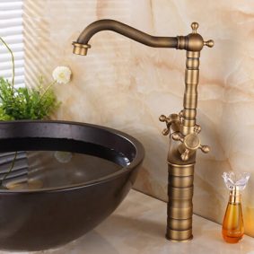 Vòi nước lavabo nóng lạnh, cổ điển LD11