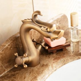 Vòi nước lavabo nóng lạnh, cổ điển LD01