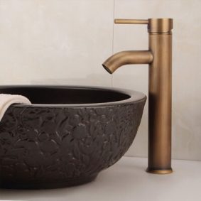 Vòi nước chậu rửa mặt lavabo giả cổ kiểu LD18