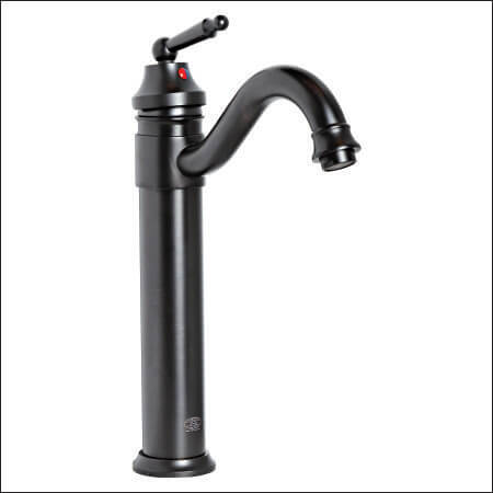 Vòi lavabo đồng đen LD45