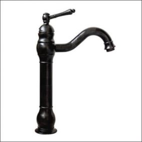 Vòi lavabo đồng đen LD42