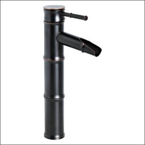 Vòi lavabo đồng đen LD48