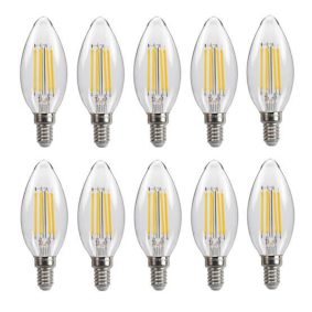 Combo 10 bóng C35 ánh sáng vàng 4W