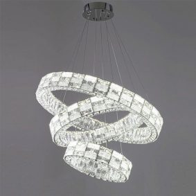 Đèn thả trần bằng pha lê PLK86